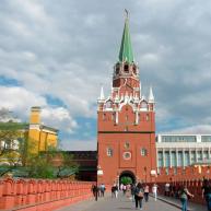 Визначні пам'ятки московського кремля та червоної площі