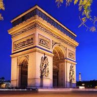 Paris landmarks - tourism with admiration